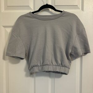 Zara Gray Women's Cropped Top